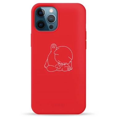 Чохол Pump Silicone Minimalistic Case for iPhone 12 Pro Max Cat Balls # - цена, характеристики, отзывы, рассрочка, фото 1