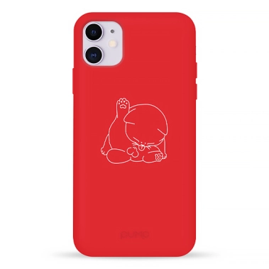 Чохол Pump Silicone Minimalistic Case for iPhone 11 Cat Balls # - цена, характеристики, отзывы, рассрочка, фото 1