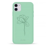 Чохол Pump Silicone Minimalistic Case for iPhone 11 Bloom Flower #