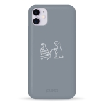Чохол Pump Silicone Minimalistic Case for iPhone 11 Dino Market #