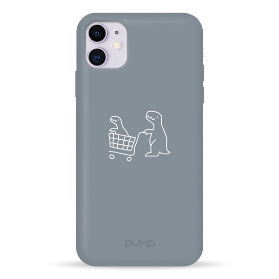 Чохол Pump Silicone Minimalistic Case for iPhone 11 Dino Market #