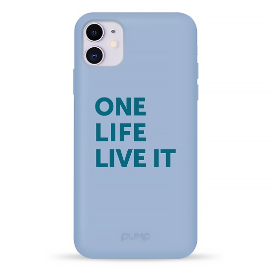 Чехол Pump Silicone Minimalistic Case for iPhone 11 One Life #