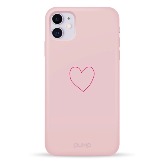 Чехол Pump Silicone Minimalistic Case for iPhone 11 Kryve Heart #