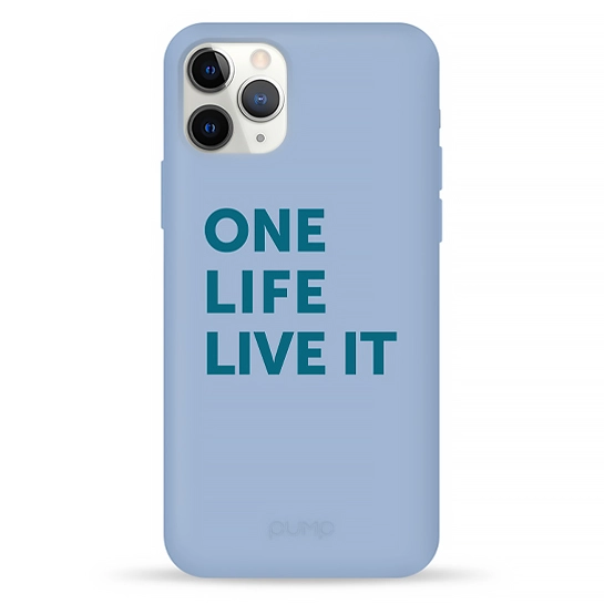 Чохол Pump Silicone Minimalistic Case for iPhone 11 Pro One Life