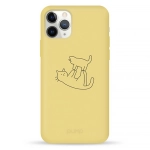 Чохол Pump Silicone Minimalistic Case for iPhone 11 Pro Cat on Cat #