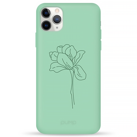 Чохол Pump Silicone Minimalistic Case for iPhone 11 Pro Max Bloom Flower # - ціна, характеристики, відгуки, розстрочка, фото 1