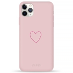 Чохол Pump Silicone Minimalistic Case for iPhone 11 Pro Max Krivoe Heart #