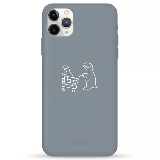 Чохол Pump Silicone Minimalistic Case for iPhone 11 Pro Max Dino Market # - ціна, характеристики, відгуки, розстрочка, фото 1
