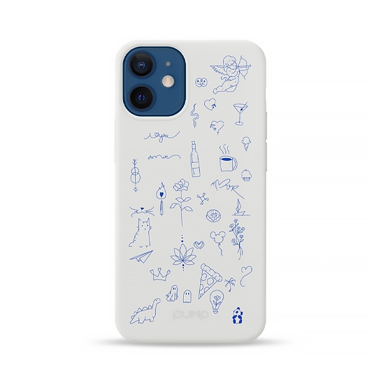 Чехол Pump Silicone Minimalistic Case for iPhone 12 mini Ink # - цена, характеристики, отзывы, рассрочка, фото 1