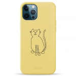 Чехол Pump Silicone Minimalistic Case for iPhone 12 Pro Max Kot #