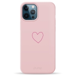 Чехол Pump Silicone Minimalistic Case for iPhone 12 Pro Max Krivoe Heart #