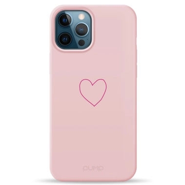 Чохол Pump Silicone Minimalistic Case for iPhone 12 Pro Max Kryve Heart # - цена, характеристики, отзывы, рассрочка, фото 1