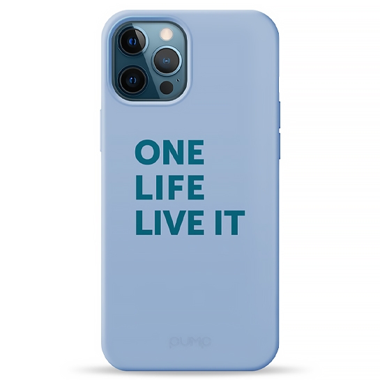 Чехол Pump Silicone Minimalistic Case for iPhone 12 Pro Max One Life # - цена, характеристики, отзывы, рассрочка, фото 1