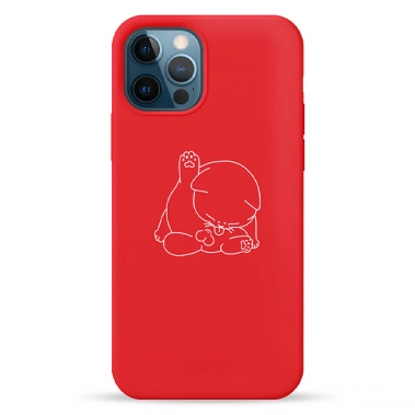 Чехол Pump Silicone Minimalistic Case for iPhone 12/12 Pro Cat Balls # - цена, характеристики, отзывы, рассрочка, фото 1