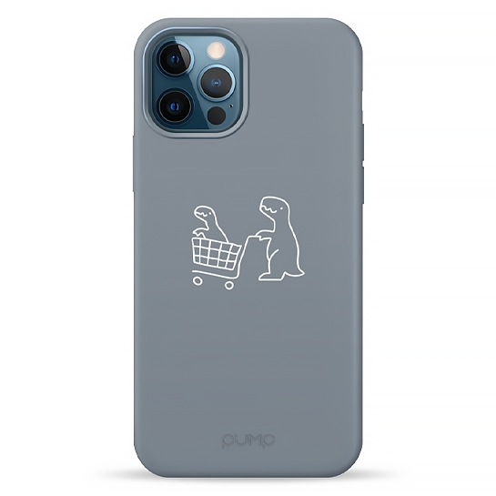 Чехол Pump Silicone Minimalistic Case for iPhone 12/12 Pro Dino Market # - цена, характеристики, отзывы, рассрочка, фото 1