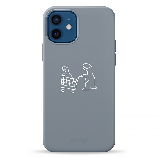 Чохол Pump Silicone Minimalistic Case for iPhone 12/12 Pro Dino Market # - ціна, характеристики, відгуки, розстрочка, фото 2