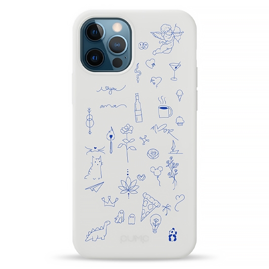 Чехол Pump Silicone Minimalistic Case for iPhone 12/12 Pro Ink # - цена, характеристики, отзывы, рассрочка, фото 1