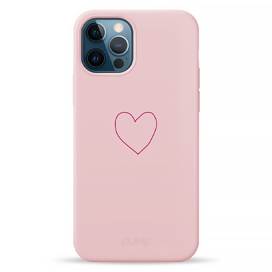Чохол Pump Silicone Minimalistic Case for iPhone 12/12 Pro Krivoe Heart # - цена, характеристики, отзывы, рассрочка, фото 1