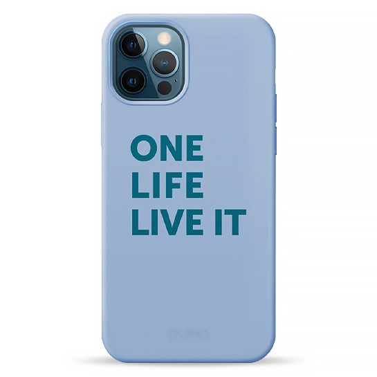 Чохол Pump Silicone Minimalistic Case for iPhone 12/12 Pro One Life #