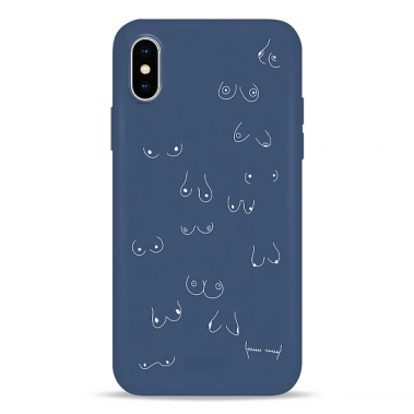Чохол Pump Silicone Minimalistic Case for iPhone X/XS Sisi # - цена, характеристики, отзывы, рассрочка, фото 1