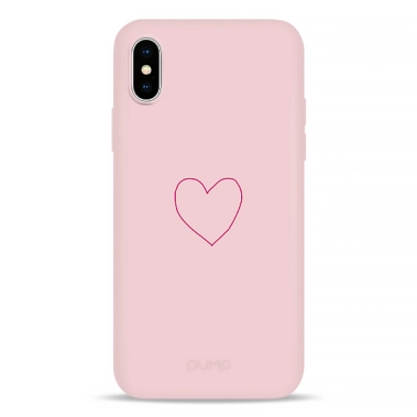 Чохол Pump Silicone Minimalistic Case for iPhone X/XS Kryve Heart # - цена, характеристики, отзывы, рассрочка, фото 1