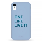 Чехол Pump Silicone Minimalistic Case for iPhone XR One Life #