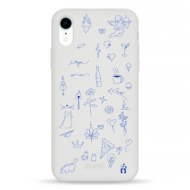 Чохол Pump Silicone Minimalistic Case for iPhone XR Ink # - цена, характеристики, отзывы, рассрочка, фото 1