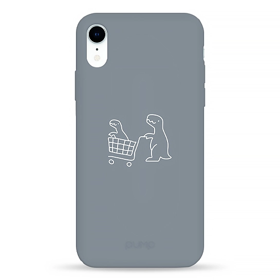Чохол Pump Silicone Minimalistic Case for iPhone XR Dino Market #