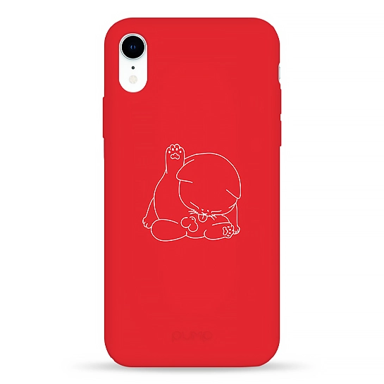 Чехол Pump Silicone Minimalistic Case for iPhone XR Cat Balls #