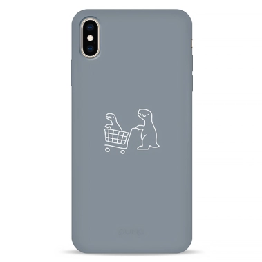 Чохол Pump Silicone Minimalistic Case for iPhone XS Max Dino Market # - цена, характеристики, отзывы, рассрочка, фото 1