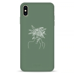 Чохол Pump Silicone Minimalistic Case for iPhone XS Max Flowerhat #