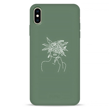 Чохол Pump Silicone Minimalistic Case for iPhone XS Max Flowerhat # - цена, характеристики, отзывы, рассрочка, фото 1