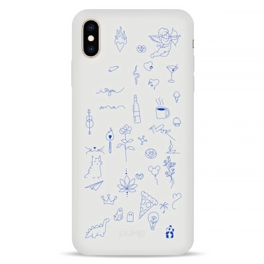 Чохол Pump Silicone Minimalistic Case for iPhone XS Max Ink # - цена, характеристики, отзывы, рассрочка, фото 1