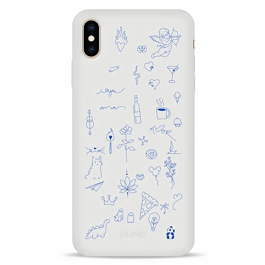 Чохол Pump Silicone Minimalistic Case for iPhone XS Max Ink #