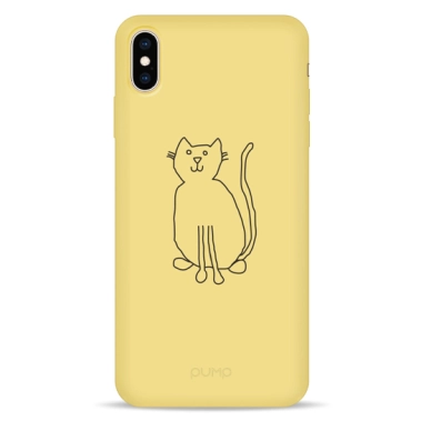 Чохол Pump Silicone Minimalistic Case for iPhone XS Max Kot # - цена, характеристики, отзывы, рассрочка, фото 1