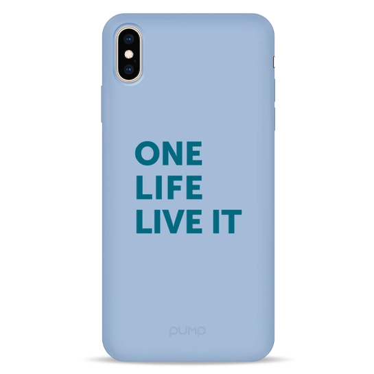 Чохол Pump Silicone Minimalistic Case for iPhone XS Max One Life #