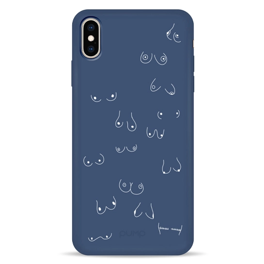 Чехол Pump Silicone Minimalistic Case for iPhone XS Max Sisi #