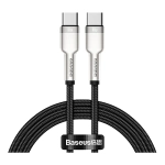 Кабель Baseus Cafule Metal Type-C to Type-C 100W Cable (1m) Black