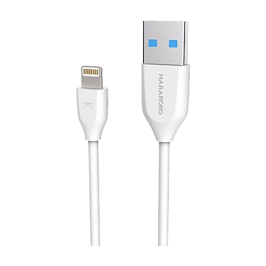 Кабель Marakoko Lightning to USB Charge Cable White 1m