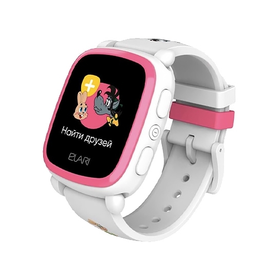 Детские смарт-часы Elari KidPhone NyPogodi White - цена, характеристики, отзывы, рассрочка, фото 1