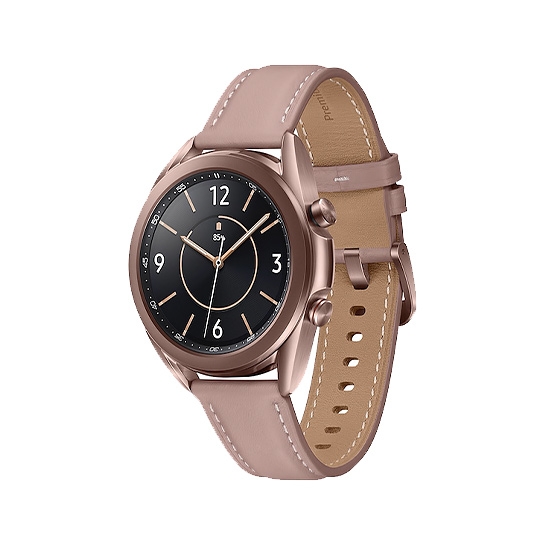 Смарт-годинник Samsung Galaxy Watch 3 + LTE 41mm Stainless Steel Mystic Bronze - ціна, характеристики, відгуки, розстрочка, фото 1