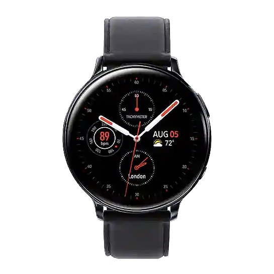 Смарт-годинник Samsung Galaxy Watch Active 2 + LTE 44mm Black Stainless Steel - ціна, характеристики, відгуки, розстрочка, фото 2