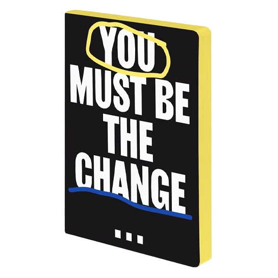 Блокнот Nuuna You Must Be The Change