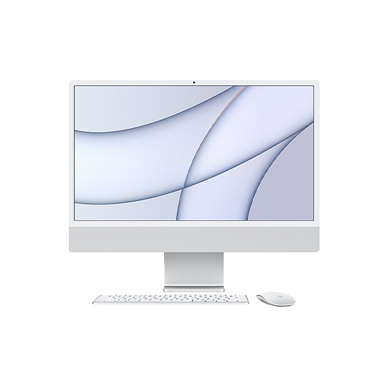 Б/У Моноблок Apple iMac 24" M1 Chip 256Gb/7GPU Silver 2021 (Ідеальний) - ціна, характеристики, відгуки, розстрочка, фото 1