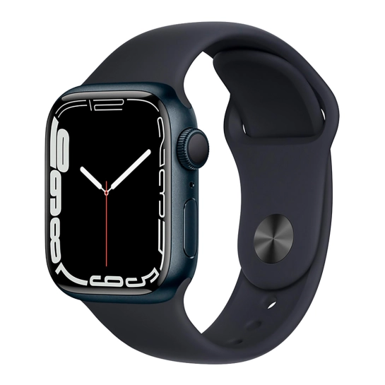 Смарт-годинник Apple Watch Series 7 45mm Midnight Aluminum Case with Midnight Sport Band