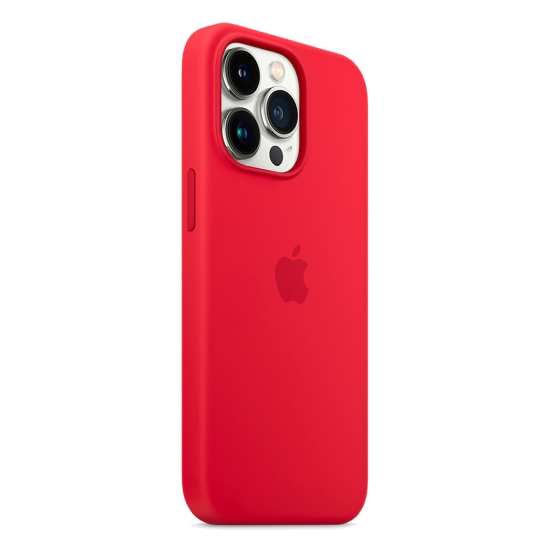 Чохол Apple Silicone Case with MagSafe for iPhone 13 Pro (PRODUCT)RED - ціна, характеристики, відгуки, розстрочка, фото 2