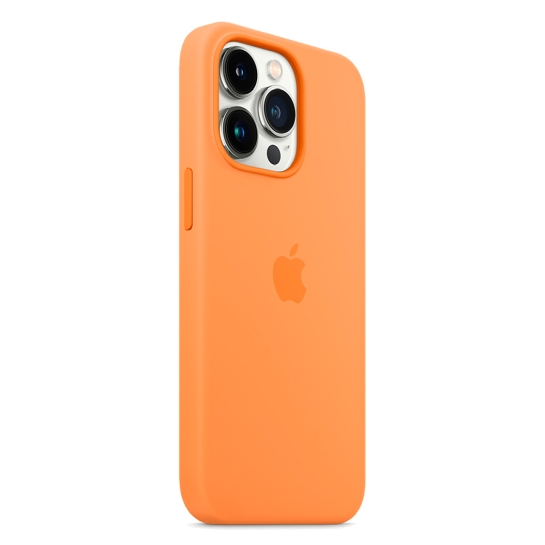 Чохол Apple Silicone Case with MagSafe for iPhone 13 Pro Marigold - ціна, характеристики, відгуки, розстрочка, фото 2