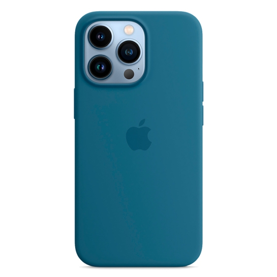 Чохол Apple Silicone Case with MagSafe for iPhone 13 Pro Blue Jay