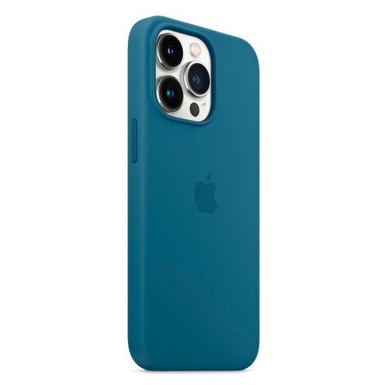 Чехол Apple Silicone Case with MagSafe for iPhone 13 Pro Blue Jay - цена, характеристики, отзывы, рассрочка, фото 2