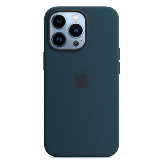 Чохол Apple Silicone Case with MagSafe for iPhone 13 Pro Abyss Blue - ціна, характеристики, відгуки, розстрочка, фото 1